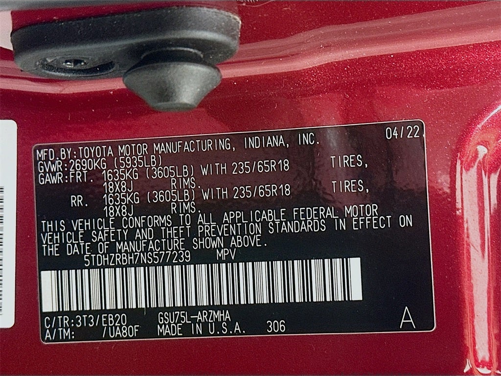 2022 Toyota Highlander XLE