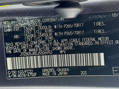 2018 Toyota 4Runner TRD Off-Road