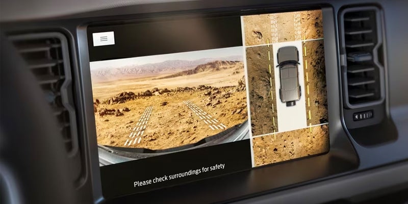 An image of the 365-degree top-down camera system.