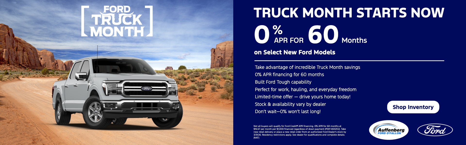 TRUCK MONTH STARTS NOW