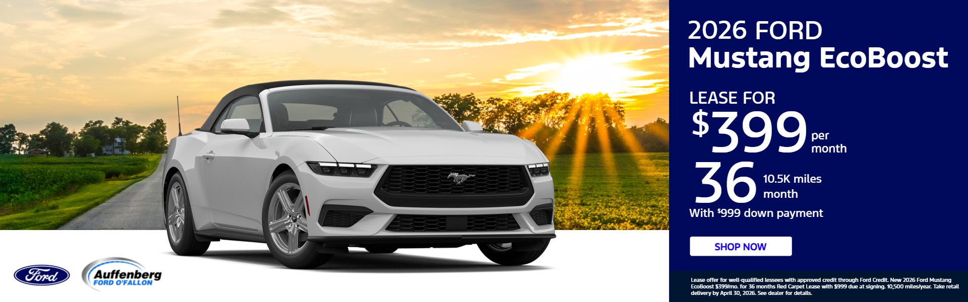New 2026 Ford Mustang EcoBoost 