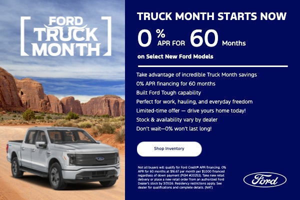 TRUCK MONTH STARTS NOW